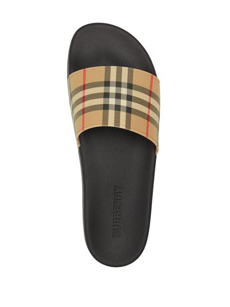 farfetch burberry slides|where to buy burberry bags.